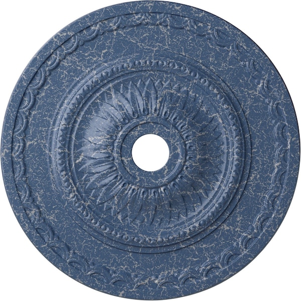 Ekena Millwork Sunflower Medallion (Canopies up to 5 5/8"), 29 1/2"OD x 3 5/8"ID x 1 5/8"P, Americana Crackle CM29SFAMC - main